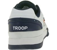 WORLD OF TROOP Cobra Low Herren Low-Top-Sneaker Damen Retro Turnschuhe Sneaker 3PP0170101 1161 AA Weiß/Rot/Blau