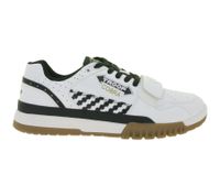 WORLD OF TROOP Cobra Low Herren Low-Top-Sneaker Damen Retro Turnschuhe Sneaker 3PP0170101 1177 BA Weiß/Schwarz