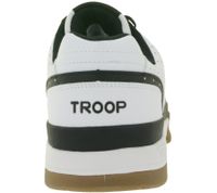 WORLD OF TROOP Cobra Low Herren Low-Top-Sneaker Damen Retro Turnschuhe Sneaker 3PP0170101 1177 BA Weiß/Schwarz
