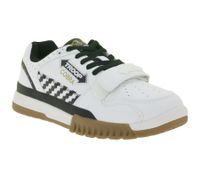 WORLD OF TROOP Cobra Low Herren Low-Top-Sneaker Damen Retro Turnschuhe Sneaker 3PP0170101 1177 BA Weiß/Schwarz