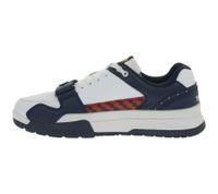 WORLD OF TROOP Cobra Low Herren Low-Top-Sneaker Damen Retro Turnschuhe Sneaker 3PP0170101 4111 CA Weiß/Blau/Rot