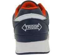 WORLD OF TROOP Delta Low Herren Low-Top-Sneaker Damen Retro Turnschuhe Skater-Sneaker 3PP0160101 4111 BA Weiß/Blau/Rot