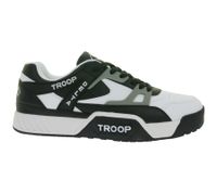 WORLD OF TROOP Delta Low Herren Low-Top-Sneaker Damen Retro Turnschuhe Skater-Sneaker 3PP0160101 2151 BA Weiß/Grau/Schwarz