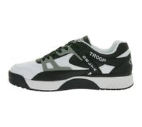 WORLD OF TROOP Delta Low Herren Low-Top-Sneaker Damen Retro Turnschuhe Skater-Sneaker 3PP0160101 2151 BA Weiß/Grau/Schwarz