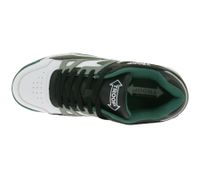 WORLD OF TROOP Delta Low Herren Low-Top-Sneaker Damen Retro Turnschuhe Skater-Sneaker 3PP0160101 1195 AA Weiß/Grün/Schwarz