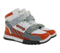WORLD OF TROOP Cobra High Herren High-Top-Sneaker Damen Retro Turnschuhe Sneaker 3PP0170102 5161 CA Weiß/Grau/Rot