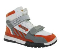 WORLD OF TROOP Cobra High Herren High-Top-Sneaker Damen Retro Turnschuhe Sneaker 3PP0170102 5161 CA Weiß/Grau/Rot