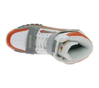 WORLD OF TROOP Cobra High Herren High-Top-Sneaker Damen Retro Turnschuhe Sneaker 3PP0170102 5161 CA Weiß/Grau/Rot