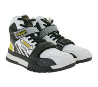 WORLD OF TROOP Cobra High Herren High-Top-Sneaker Damen Retro Turnschuhe Sneaker 3PP0170102 2111 AA Weiß/Schwarz/Gelb