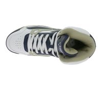 WORLD OF TROOP Delta High Herren High -Top-Sneaker Damen Retro Turnschuhe Skater-Sneaker 3PP0160102 4111 CA Weiß/Blau/Schwarz