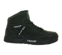 WORLD OF TROOP Delta High Herren High -Top-Sneaker Damen Retro Turnschuhe Skater-Sneaker 3PP0160102 2121 BA Schwarz/Weiß