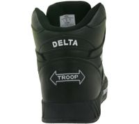 WORLD OF TROOP Delta High Herren High -Top-Sneaker Damen Retro Turnschuhe Skater-Sneaker 3PP0160102 2121 BA Schwarz/Weiß