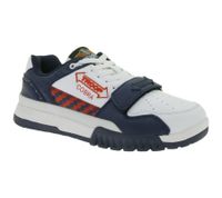 WORLD OF TROOP Cobra Low Herren Low-Top-Sneaker Damen Retro Turnschuhe Sneaker 80103 Weiß/Rot, Weiß/Schwarz oder Weiß/Blau