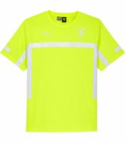Camiseta deportiva PUMA X Scuderia Ferrari F1 2024 Charles Leclerc para hombre, modelo 701230155 001, color amarillo neón