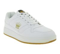 WORLD OF TROOP Destroyer Low Herren Low-Top-Sneaker Damen Retro Turnschuhe Sneaker 80100 Weiß/Navy, Weiß/Rot oder Weiß/Gold