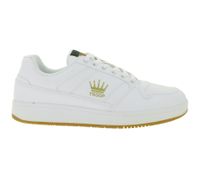 WORLD OF TROOP Destroyer Low Herren Low-Top-Sneaker Damen Retro Turnschuhe Sneaker 80100 Weiß/Navy, Weiß/Rot oder Weiß/Gold