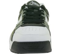 WORLD OF TROOP Delta Low Herren Low-Top-Sneaker Damen Retro Turnschuhe Skater-Sneaker 80101 Weiß/Grün/Schwarz, Weiß/Grau/Schwarz oder Weiß/Blau/Rot
