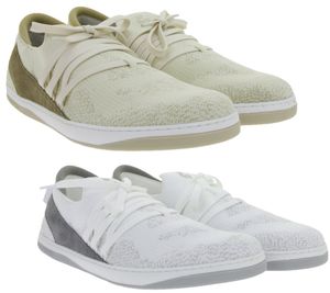 flexible GROUNDIES Barfußschuhe Osaka Damen Low-Top Sneaker mit TrueSense Sohle Schnür-Schuhe GND-180262 Weiß oder Beige