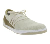 flexible GROUNDIES Barfußschuhe Osaka Damen Low-Top Sneaker mit TrueSense Sohle Schnür-Schuhe GND-180262 Weiß oder Beige
