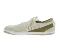 flexible GROUNDIES Barfußschuhe Osaka Damen Low-Top Sneaker mit TrueSense Sohle Schnür-Schuhe GND-180262 Weiß oder Beige