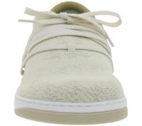 flexible GROUNDIES Barfußschuhe Osaka Damen Low-Top Sneaker mit TrueSense Sohle Schnür-Schuhe GND-180262 Weiß oder Beige