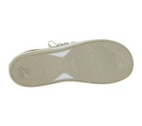 flexible GROUNDIES Barfußschuhe Osaka Damen Low-Top Sneaker mit TrueSense Sohle Schnür-Schuhe GND-180262 Weiß oder Beige