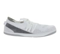 flexible GROUNDIES Barfußschuhe Osaka Damen Low-Top Sneaker mit TrueSense Sohle Schnür-Schuhe GND-180262 Weiß oder Beige
