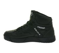 WORLD OF TROOP Delta High Baskets montantes pour homme et femme, style skate rétro, référence 80102, blanc/bleu, blanc/noir ou noir