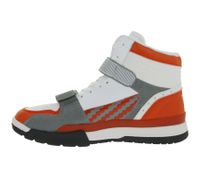 WORLD OF TROOP Cobra High Herren High-Top-Sneaker Damen Retro Turnschuhe Sneaker 80104 Cobra High Weiß/Schwarz/Gelb, Weiß/Grau/Rot oder Weiß/Schwarz