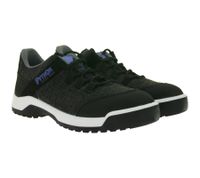 PYTHON Fresh 3.0 Coolingtong Herren Sicherheits-Schuhe kühlende Arbeits-Schuhe mit Echtleder und Memory-Foam Schutzklasse S1P PS5302 Schwarz/Grau