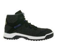 PYTHON Fresh 4.0 Coolingtong Herren Sicherheits-Schuhe kühlende Arbeits-Schuhe mit Echtleder und Memory-Foam Schutzklasse S1P PS5303 Schwarz/Grau