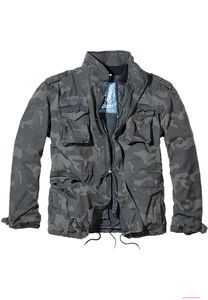 funktionaler Brandit Herren M-65 Giant Winterparka 2-in-1 Baumwolle Darkcamo