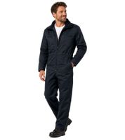 Mono de trabajo Brandit Tank para hombre, forrado, estilo militar, con bolsillos con cremallera, color negro
