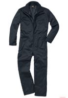Mono de trabajo Brandit Tank para hombre, forrado, estilo militar, con bolsillos con cremallera, color negro