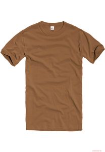 Camiseta interior informal Brandit BW, camisa de algodón de corte largo, color beige.