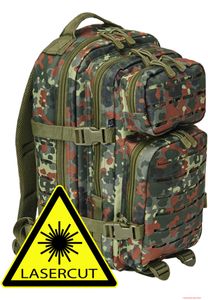 funktionaler Brandit US Cooper Lasercut Medium Backpack Flecktarn