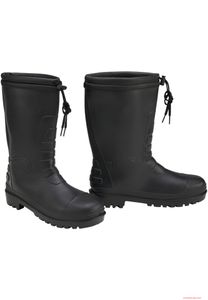 Robust Brandit winter rain boots, seamlessly constructed, black