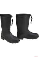 Robust Brandit winter rain boots, seamlessly constructed, black