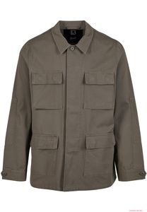 leichte Brandit Herren BDU Twill Jacke mit Umlegekragen Oliv