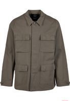 leichte Brandit Herren BDU Twill Jacke mit Umlegekragen Oliv