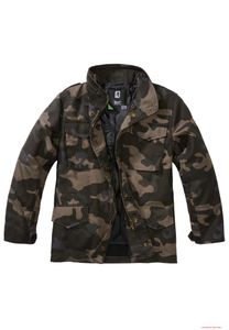 Robust Brandit children's M65 standard jacket in camo look, dark camo