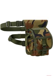 funktionale Brandit Side Kick Bag Bein- und Hüfttasche Olive Camo