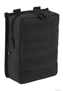 kompakte Brandit Cross MOLLE Utility Pouch Schwarz