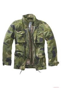 funktionaler Brandit Herren M-65 Giant 2-in-1 Winterparka Swedish Camo