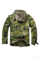 funktionaler Brandit Herren M-65 Giant 2-in-1 Winterparka Swedish Camo