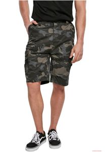 Pantalones cortos cargo Brandit Ty resistentes, de algodón, camuflaje oscuro.