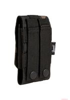 Funda compacta Brandit MOLLE para teléfono, tamaño mediano, color camuflaje oscuro.