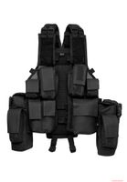functional Brandit Tactical Vest Black