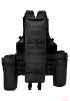 functional Brandit Tactical Vest Black