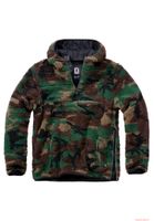 warmer Brandit Herren Teddyfleece Worker Pullover Woodland